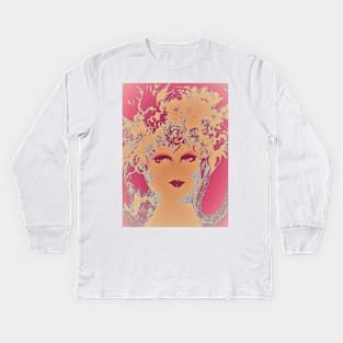 DUSKY ROSES,,House of Harlequin Kids Long Sleeve T-Shirt